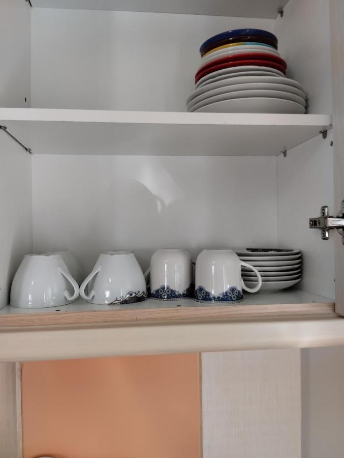 Πέτρινο Στη Θάλασσα Apartment นาฟปาคตอส ภายนอก รูปภาพ
